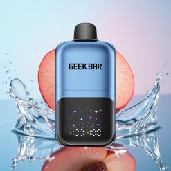 GEEK BAR 2GO 50000 Pufuri Ecigaretă Dispozabilă cu Aroma de Piersică & Fructe de Pădure și Ecran Mare Interactiv