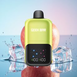 GEEK BAR 2GO Serie Two 50000 Pufuri Ecig Disposable cu Gust Măr Acru Gheață și Baterie Reincarcabilă