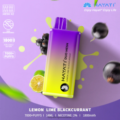 Hayati Duo Mesh de unică folosință coacaze negre lamaie BF68L187 Hayati Vape Company