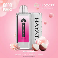 Hayati Infinity 6000 de truse de pod trandafir lychee BF68L158 Hayati Vapes Wholesale