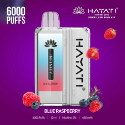 Hayati Infinity 6000 de truse de pod zmeura albastra BF68L144 Hayati Vape Flavours