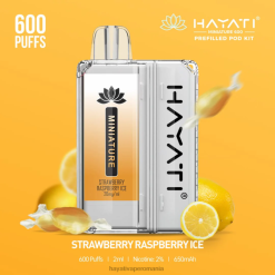 Hayati Miniature 600 de truse de pod gheață de căpșuni și zmeură BF68L47 Hayati Vape Company