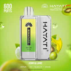 Hayati Miniature 600 de truse de pod kiwi și lime BF68L38 Hayati Vapes Wholesale