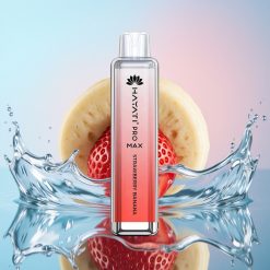 Hayati Pro Max 4000 Puffs Bază Reîncărcabilă Aromă Căpșună Banană