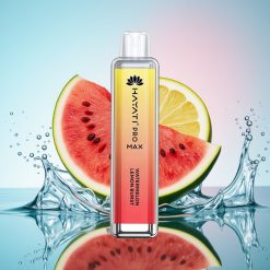 Hayati Pro Max 4000 Puffs Disposable Vape Explozie de Pepene Galben și Lămâie cu Baterie Reîncărcabilă 1400mAh