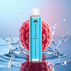 Hayati Pro Max 4000 Puffs Tărie Nicotină 2%, 5% Aromă Zmeură Albastră Acră