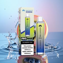 Hayati Pro Max 4000 Puffs Vape Disposable Afine Coacăz Kiwi Baterie 1400mAh
