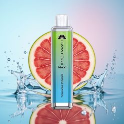 Hayati Pro Max 4000 Puffs Vape Dispozabil Dual Mentol cu Baterie Reîncărcabilă și 1400mAh