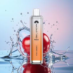 Hayati Pro Max 4000 Puffs Vape Reîncărcabil cu Aroma de Cireașă-Cola și Baterie 1400mAh