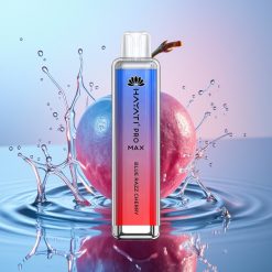 Hayati Pro Max 4000 Puffs Vape Reîncărcabil cu Aroma Zmeură-Albăstruie-Cireșă și Baterie 1400mAh