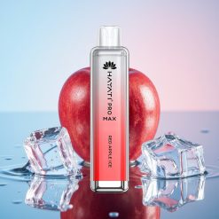 Hayati Pro Max 4000 Pufuri Disposable Vape Măr Roșu Gheață cu Baterie Reîncărcabilă 1400mAh