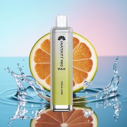 Hayati Pro Max 4000 Pufuri Vape Disposable Colă Lime cu Baterie 1400mAh Reîncărcabilă