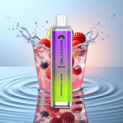 Hayati Pro Max 4000 Pufuri Vape Disposable cu Aroma de Zmeură-Limonadă și Baterie Reincărcabilă 1400mAh