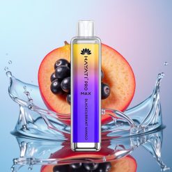 Hayati Pro Max 4000 Pufuri Vape Disposable Reîncărcabil cu Aroma Coacăz Negru Mango și Baterie 1400mAh
