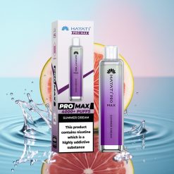 Hayati Pro Max 4000 Pufuri Vaporizator Disposable Visul Verii, 1400mAh, Reîncărcabil