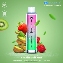 Hayati Pro Max de unică folosință kiwi de căpșuni BF68L134 Hayati Vape Flavours