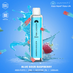 Hayati Pro Max de unică folosință zmeură acrișoară albastră BF68L96 Hayati Flavour Vapes