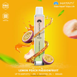 Hayati Pro Mini de unică folosință lămâie piersic fructul pasiunii BF68L28 Hayati Vapes Wholesale