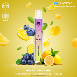 Hayati Pro Mini de unică folosință limonada cu fructe de padure BF68L2 Hayati Bucharest
