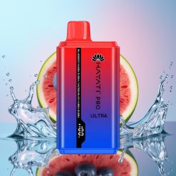 Hayati Pro Ultra 15000 Puffs Disposable Vape Afine cu Bubbaloo și Pepene cu Bubbaloo 2×12ml 2%