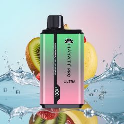 Hayati Pro Ultra 15000 Puffs Dispozabil Aromă Kiwi Banana Căpșună Banana 2×12ml 2%