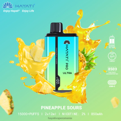 Hayati Pro Ultra 15000 pufuri de unică folosință acru de ananas BF68L223 Hayati Vape Romania