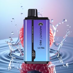 Hayati Pro Ultra 15000 Pufuri Disposable Vape Afină Zmeură cu 850mAh și 2×12ml