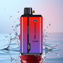 Hayati Pro Ultra 15000 Pufuri Vape Cireșă și Coacăză, 850mAh, 2×12ml
