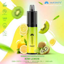 Hayati Twist de unică folosință lămâie kiwi BF68L73 Hayati Vape Romania